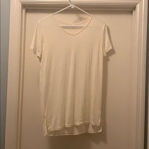 Loose fitting V-neck T-shirt